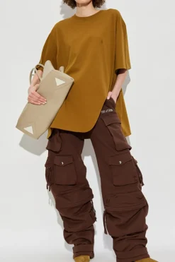 The Attico BROWN Pants with pockets