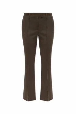 The Attico BROWN Wool trousers