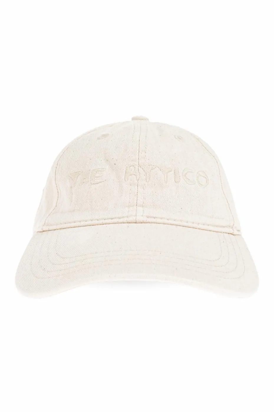 The Attico cream Cap with visor collection 'Estate Meravigliosa'