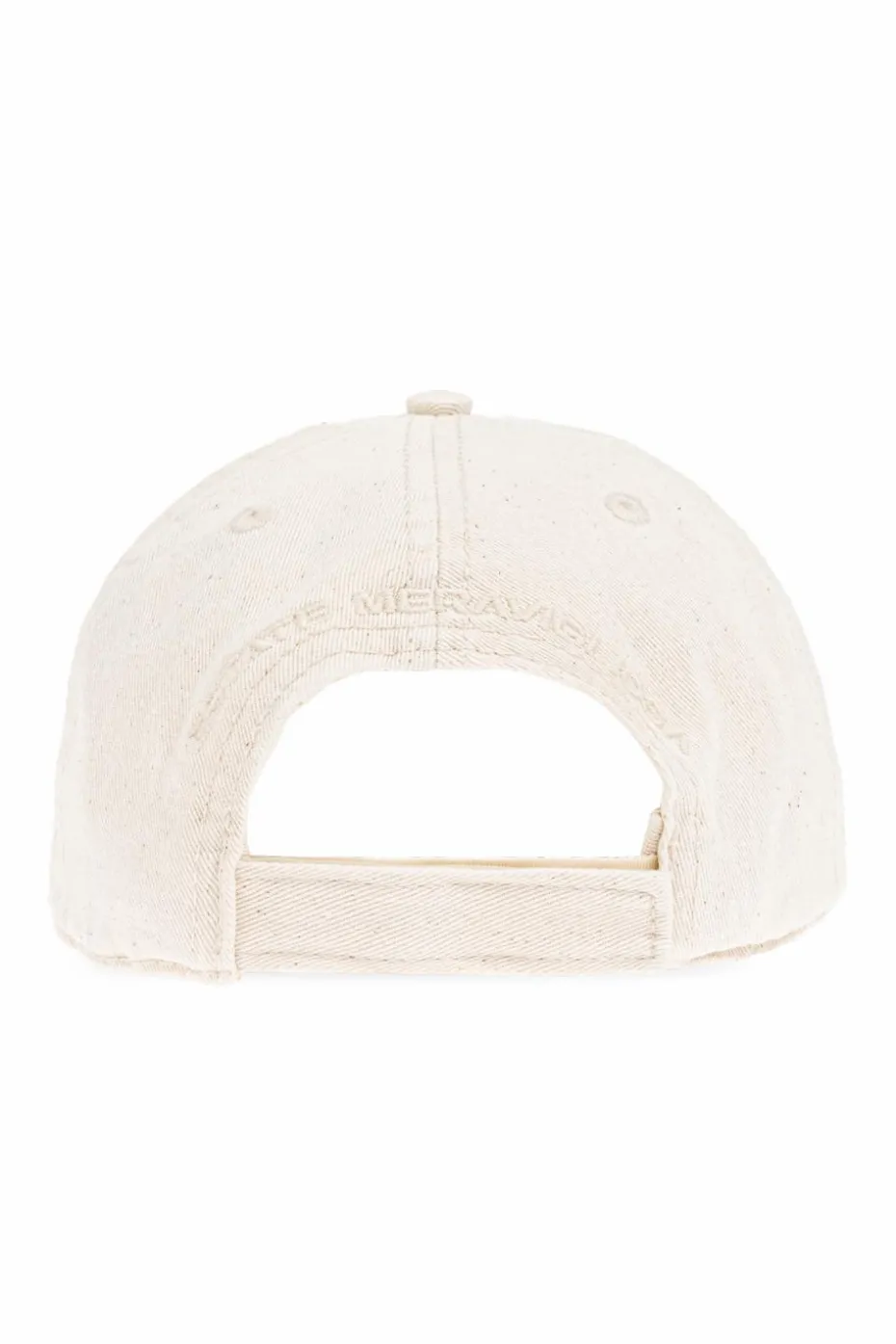 The Attico cream Cap with visor collection 'Estate Meravigliosa'