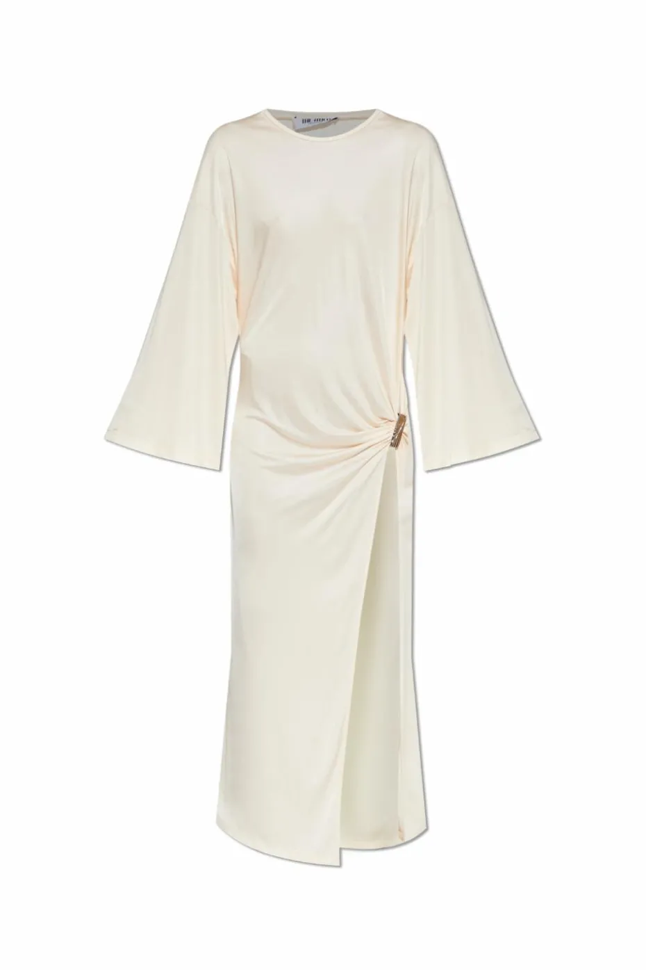 The Attico cream Draped dress