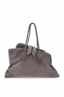 The Attico GREY Bag `La Passeggiata Medium`