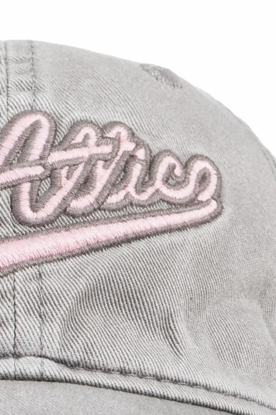 The Attico GREY Baseball cap
