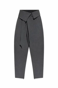 The Attico GREY High-waisted pants