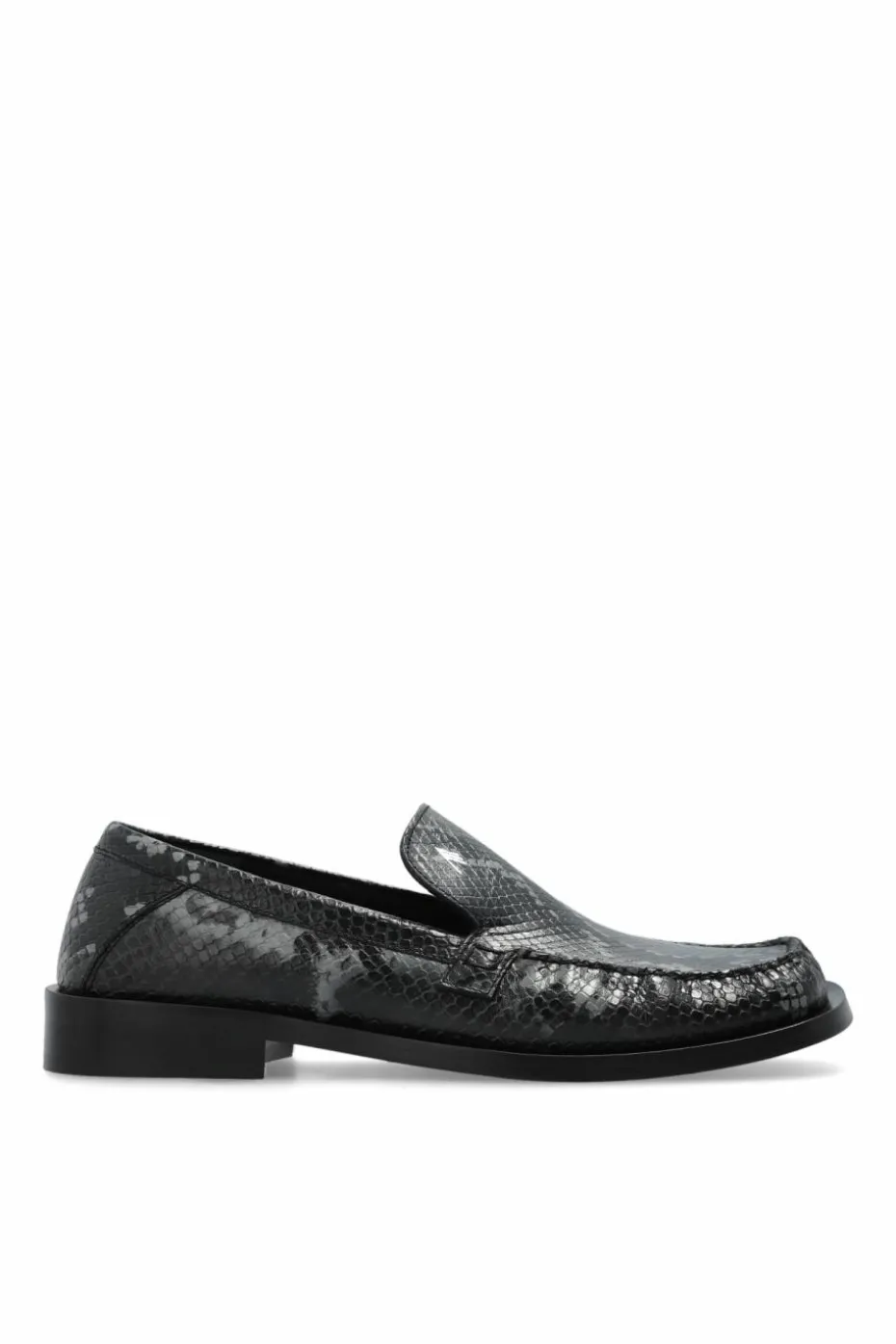 The Attico GREY Leather boots Charles