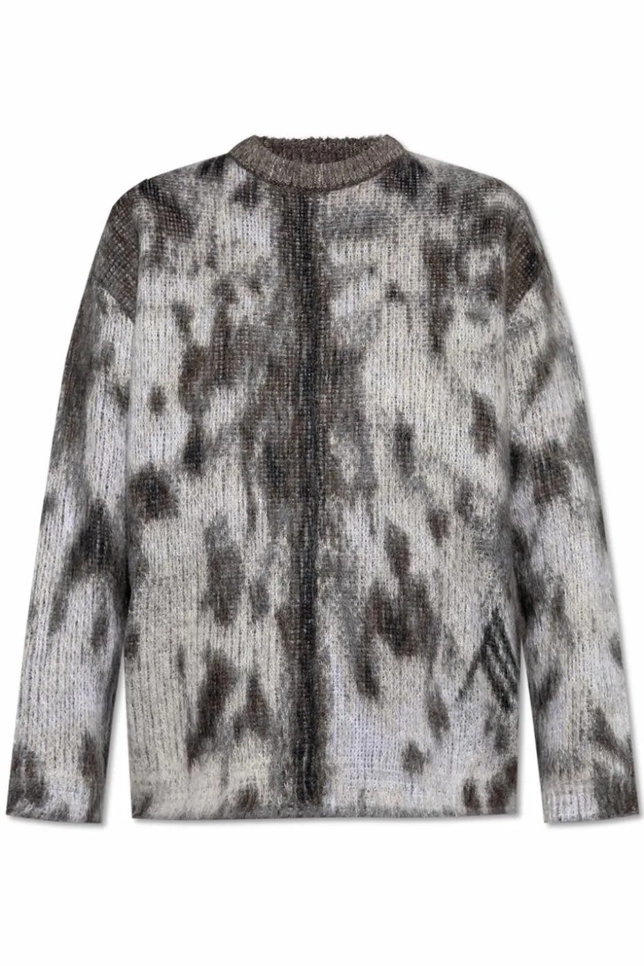 The Attico GREY Sweater with mohair finish