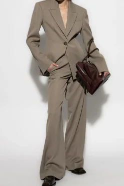The Attico GREY Wool pants