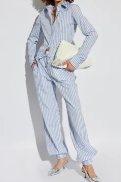 The Attico light blue Shirt with logo