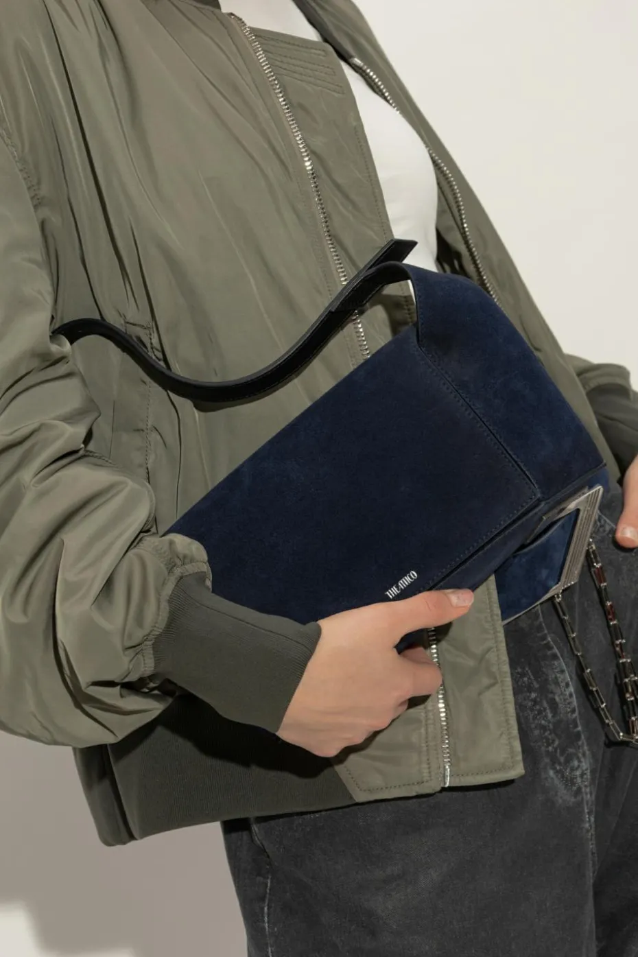 The Attico NAVY BLUE Shoulder bag 7/7