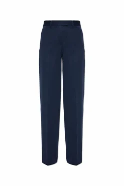 The Attico NAVY BLUE Wool Pants