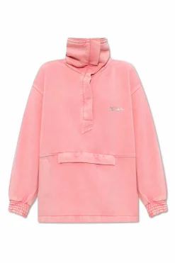 The Attico PINK Sweatshirt with logo