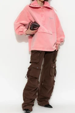 The Attico PINK Sweatshirt with logo