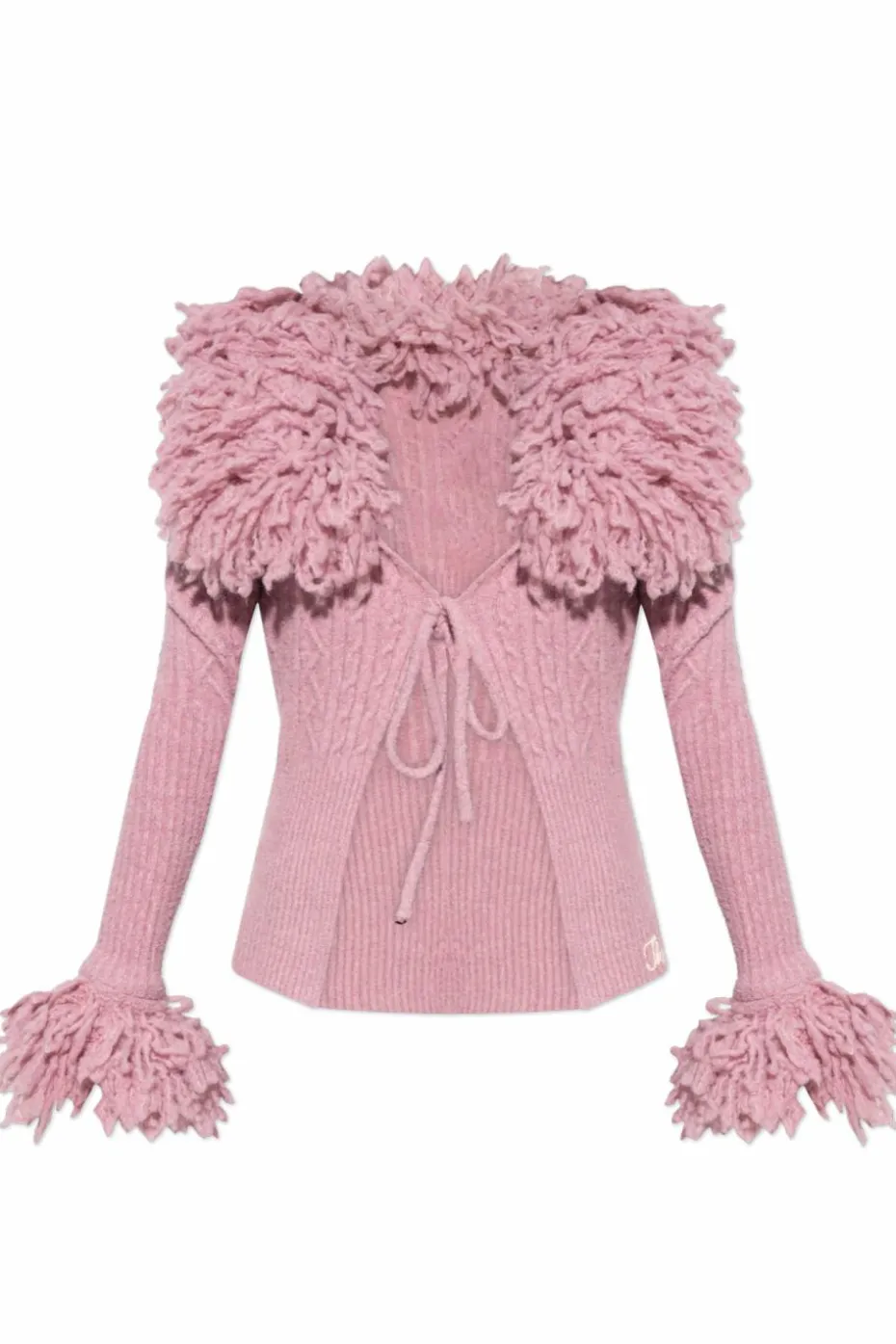 The Attico PINK Wool cardigan