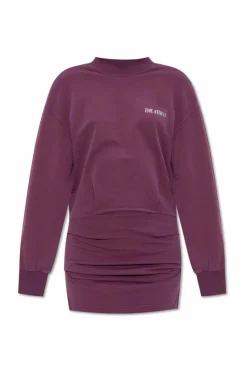 The Attico PURPLE Dress with logo