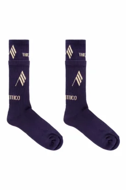 The Attico PURPLE Socks with logo
