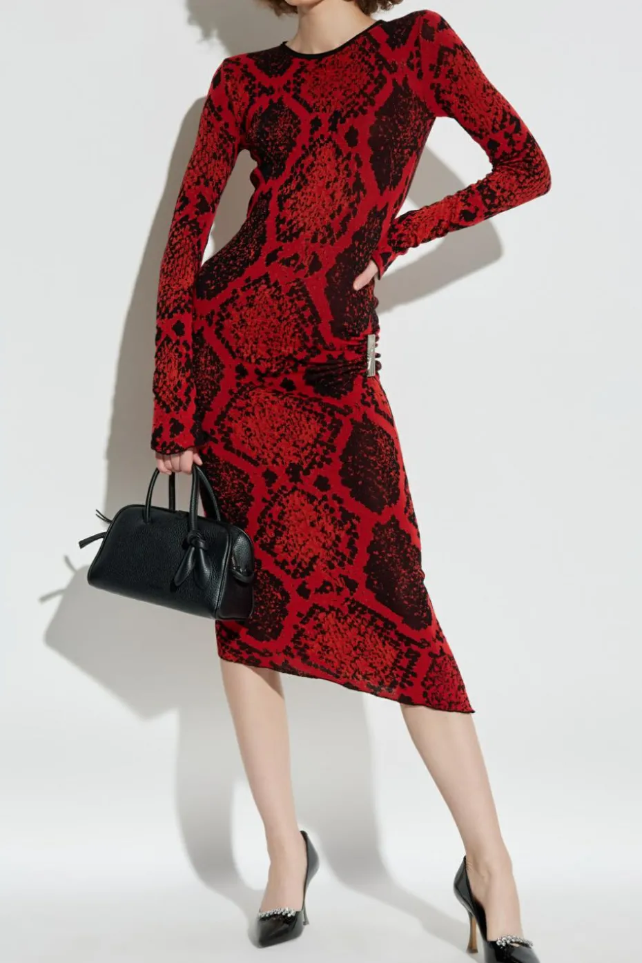 The Attico RED Dress with pattern