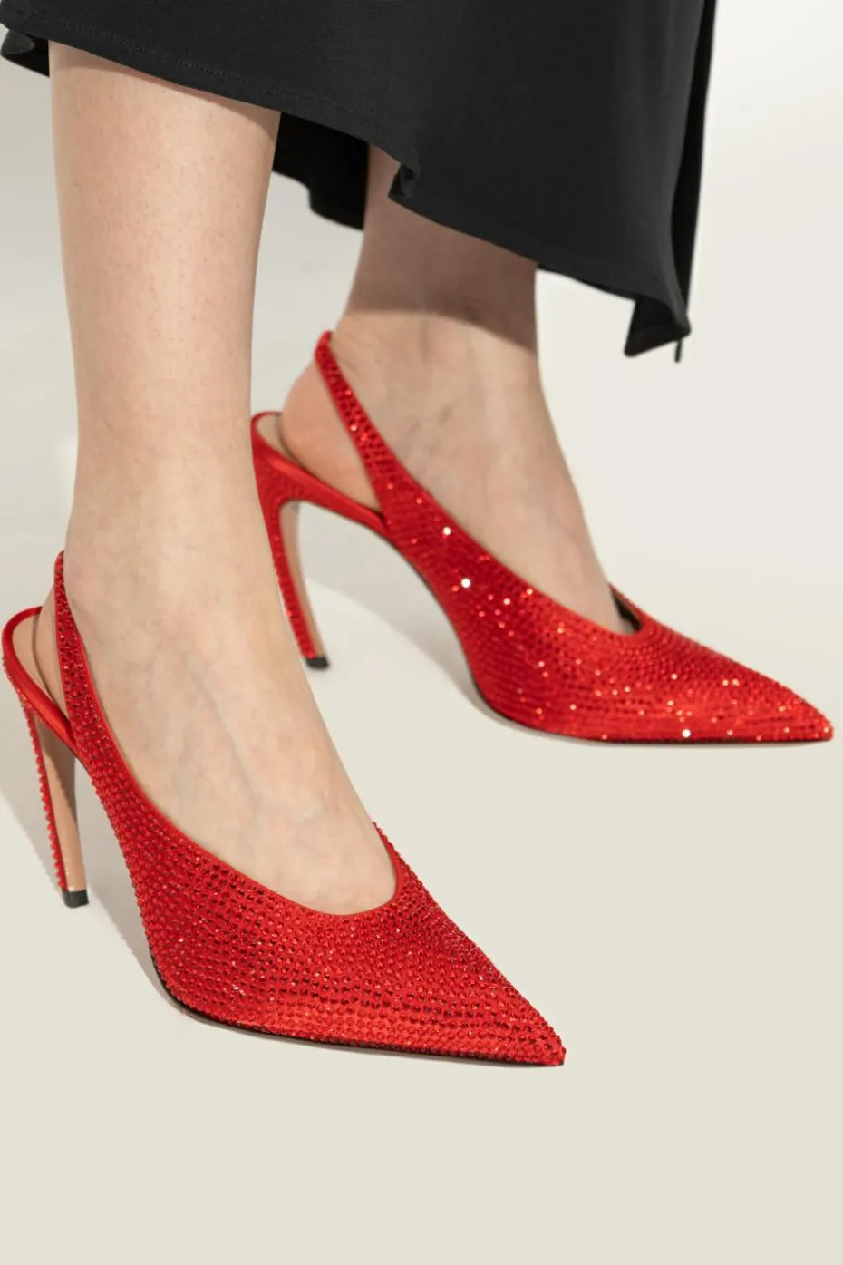 The Attico RED Heeled shoes "Viper"