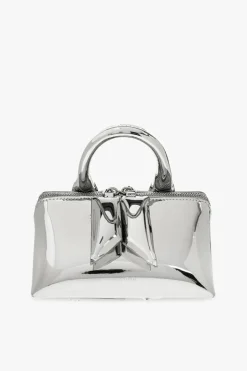The Attico SILVER ‘Friday’ handbag