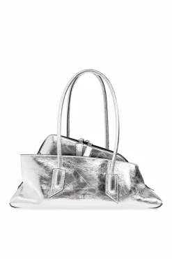 The Attico SILVER Handbag "La Passeggiata Small"
