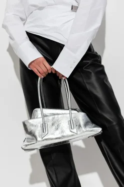 The Attico SILVER Handbag "La Passeggiata Small"