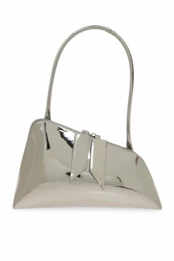 The Attico SILVER Sunrise shoulder bag