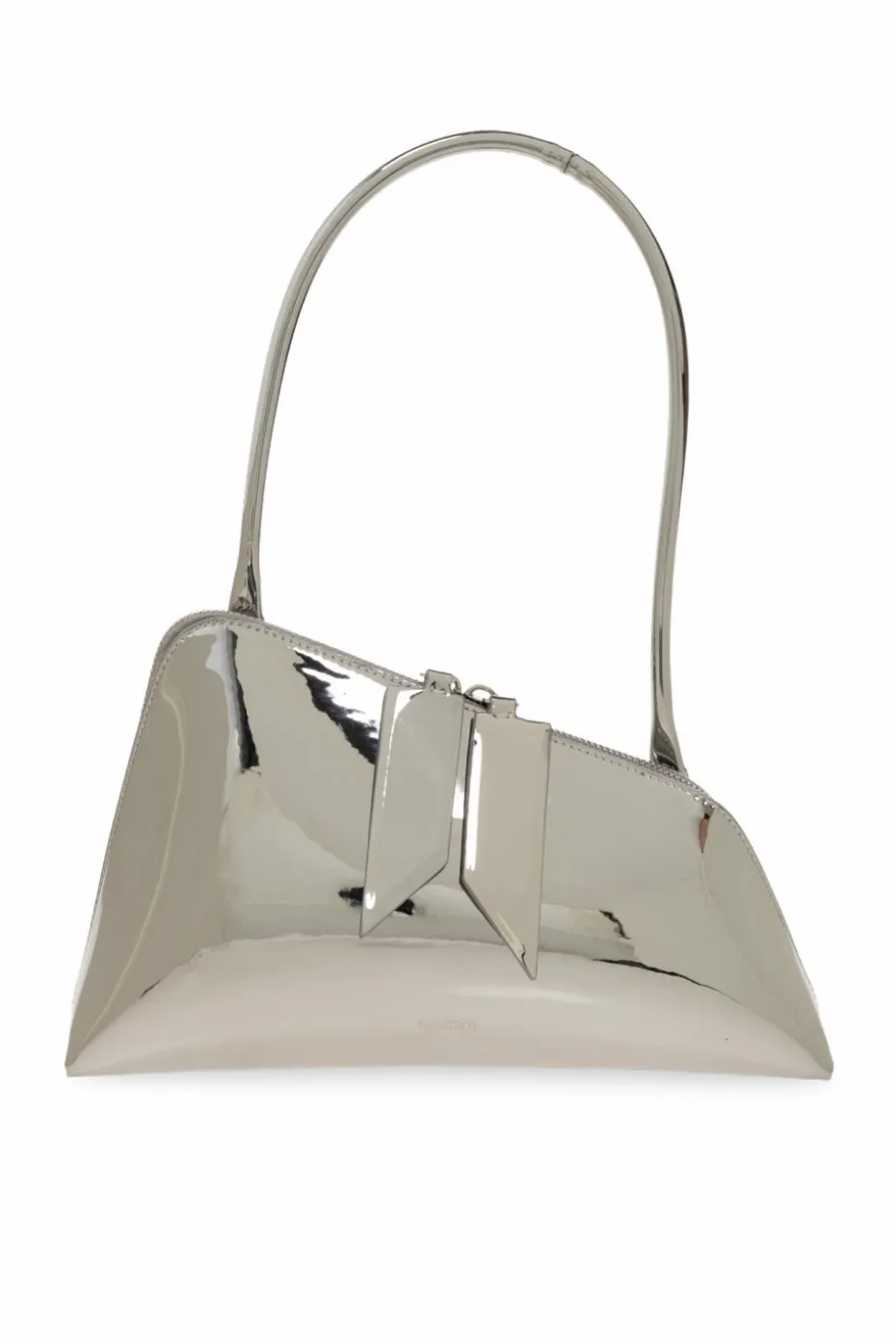 The Attico SILVER Sunrise shoulder bag