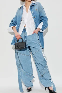 The Attico WHITE Shirt with pleats