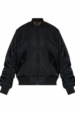 The Upside BLACK "Tribute" bomber jacket