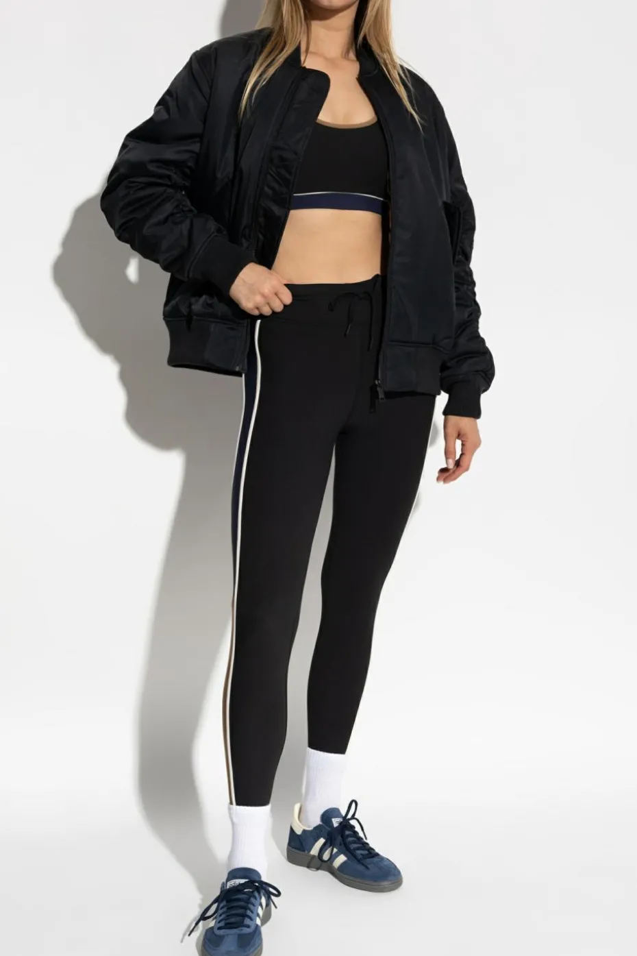The Upside BLACK "Tribute" bomber jacket