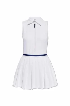 The Upside WHITE Ribbed dress `Beth`
