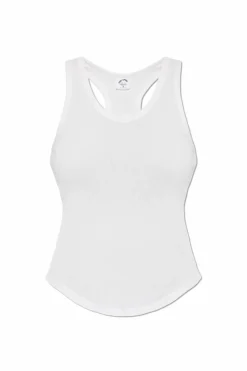 The Upside WHITE Ribbed top "Frankie"