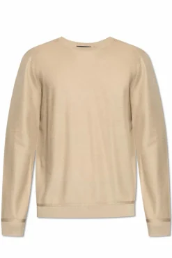 Theory beige Crew neck sweater