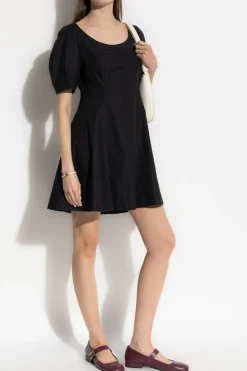 Theory BLACK Cotton dress