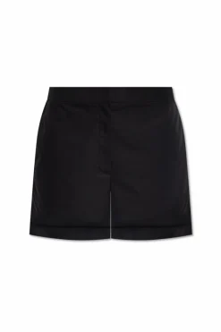 Theory BLACK High-waisted shorts