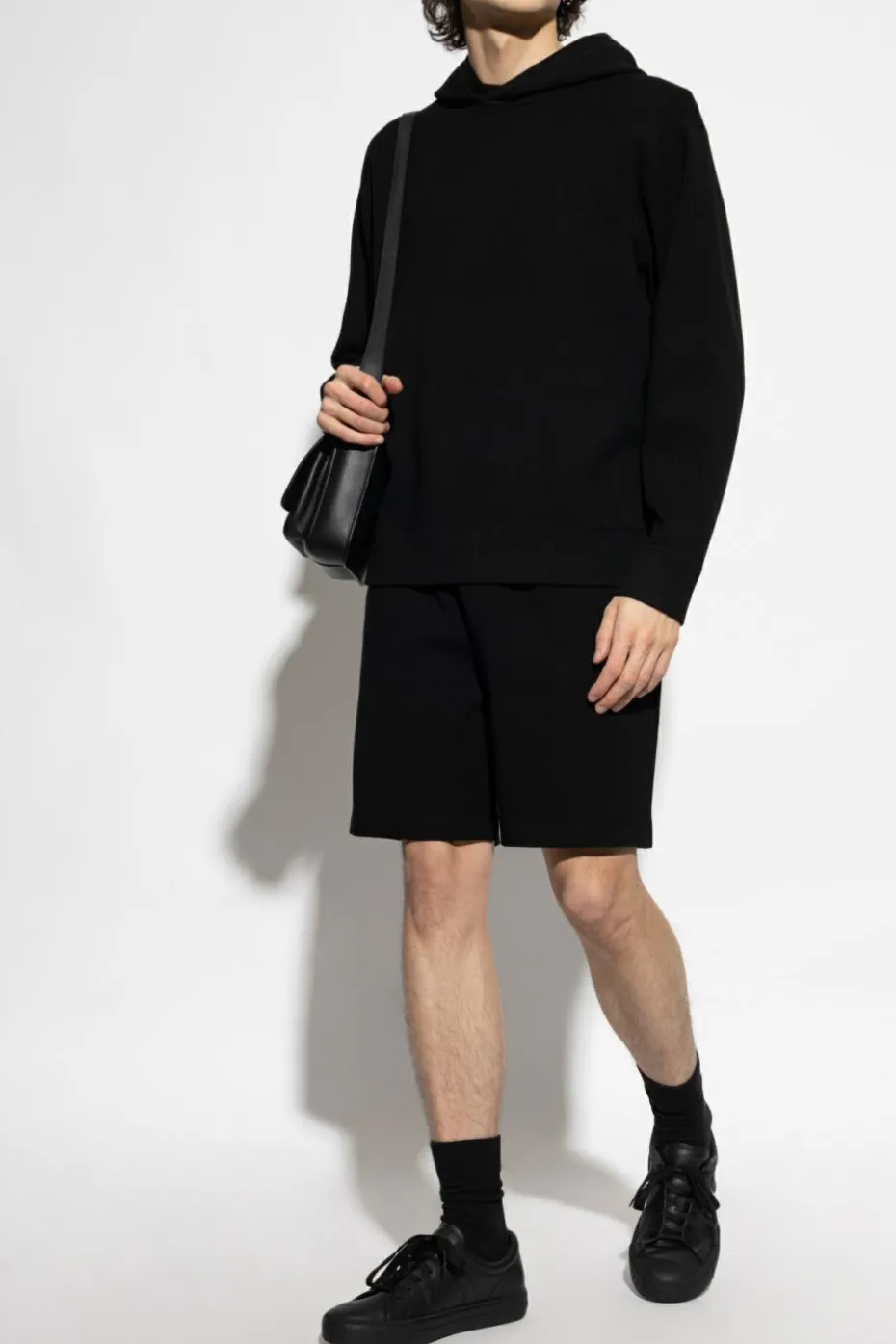Theory BLACK Hooded sweatshirt