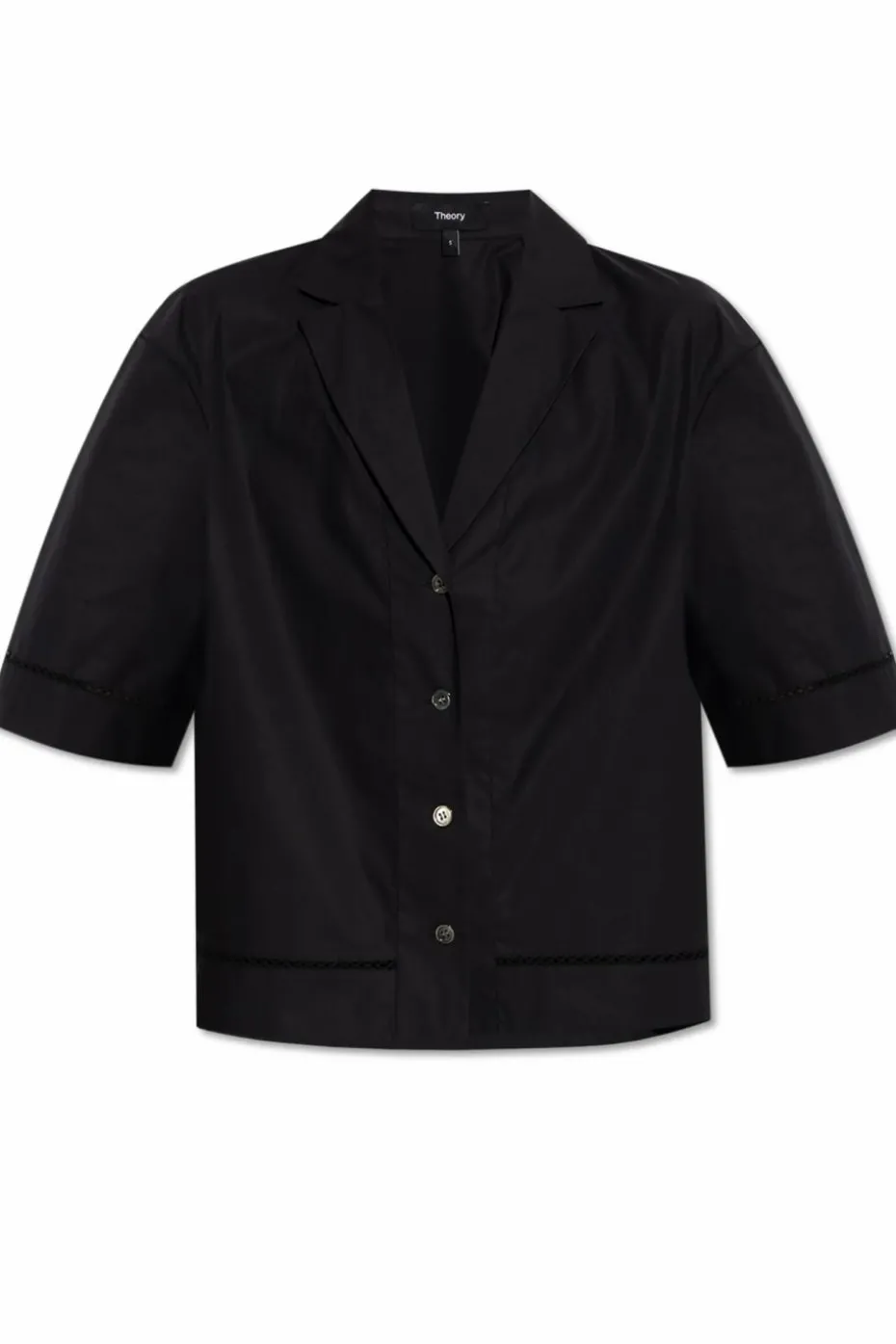 Theory BLACK Short-sleeved shirt