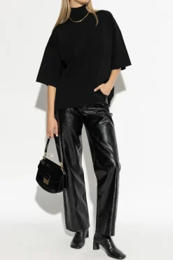 Theory BLACK Turtleneck Top