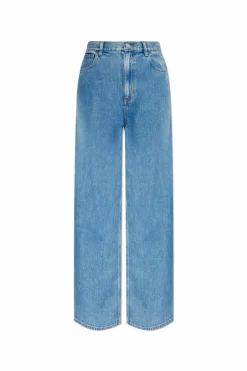 Theory BLUE Wide-leg jeans