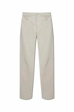 Theory cream Tapered leg pants