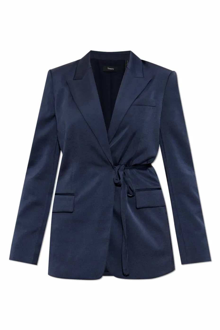 Theory NAVY BLUE Blazer with tie fastening
