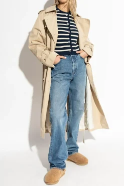 Theory NAVY BLUE Cardigan with stripe pattern