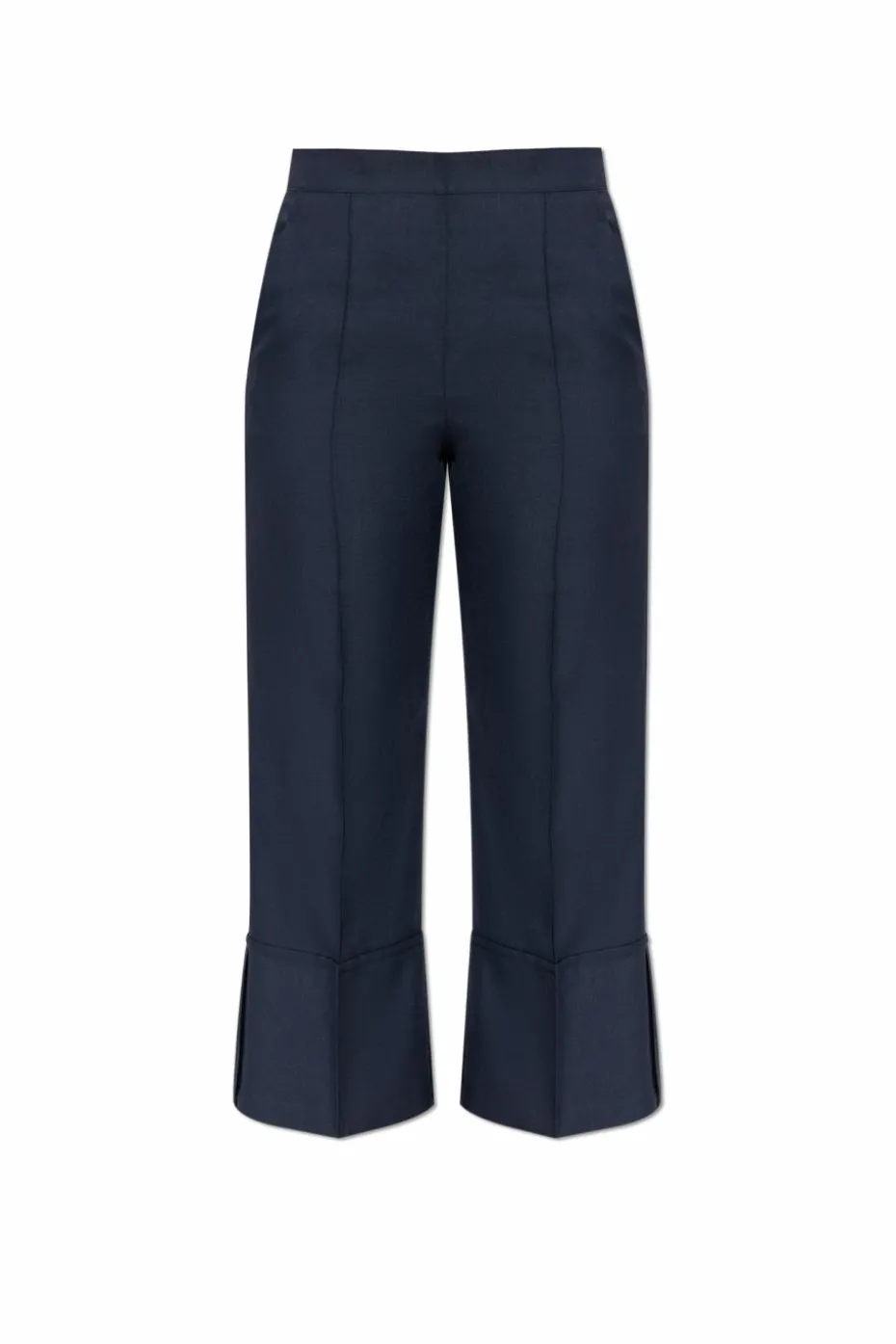 Theory NAVY BLUE Creased trousers