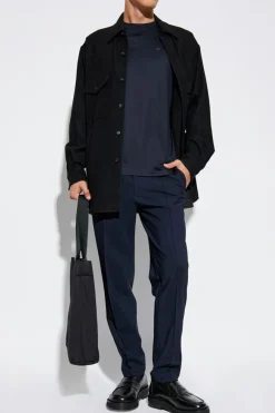 Theory NAVY BLUE Pleated pants