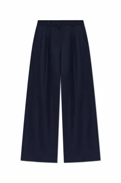 Theory NAVY BLUE Pleated pants
