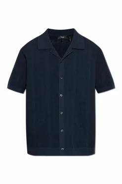 Theory NAVY BLUE Short-sleeved shirt