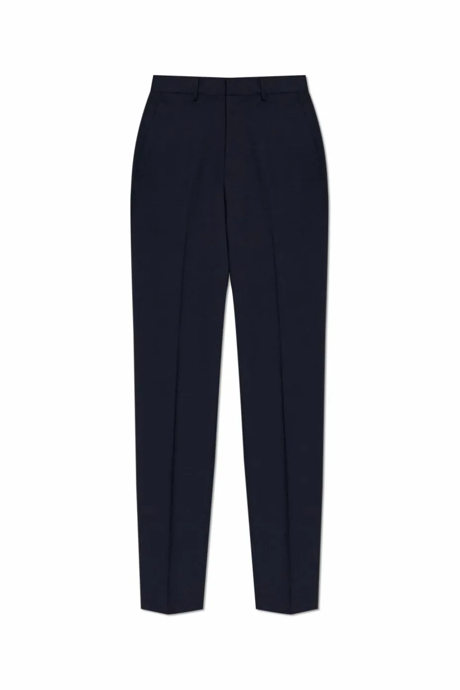 Theory NAVY BLUE Wool pleated trousers