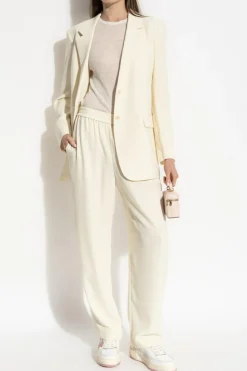 Theory WHITE Fitted long-sleeve top