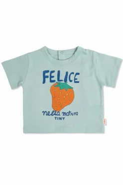 Tinycottons BLUE Cotton T-shirt