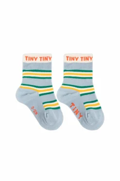 Tinycottons BLUE Striped pattern socks