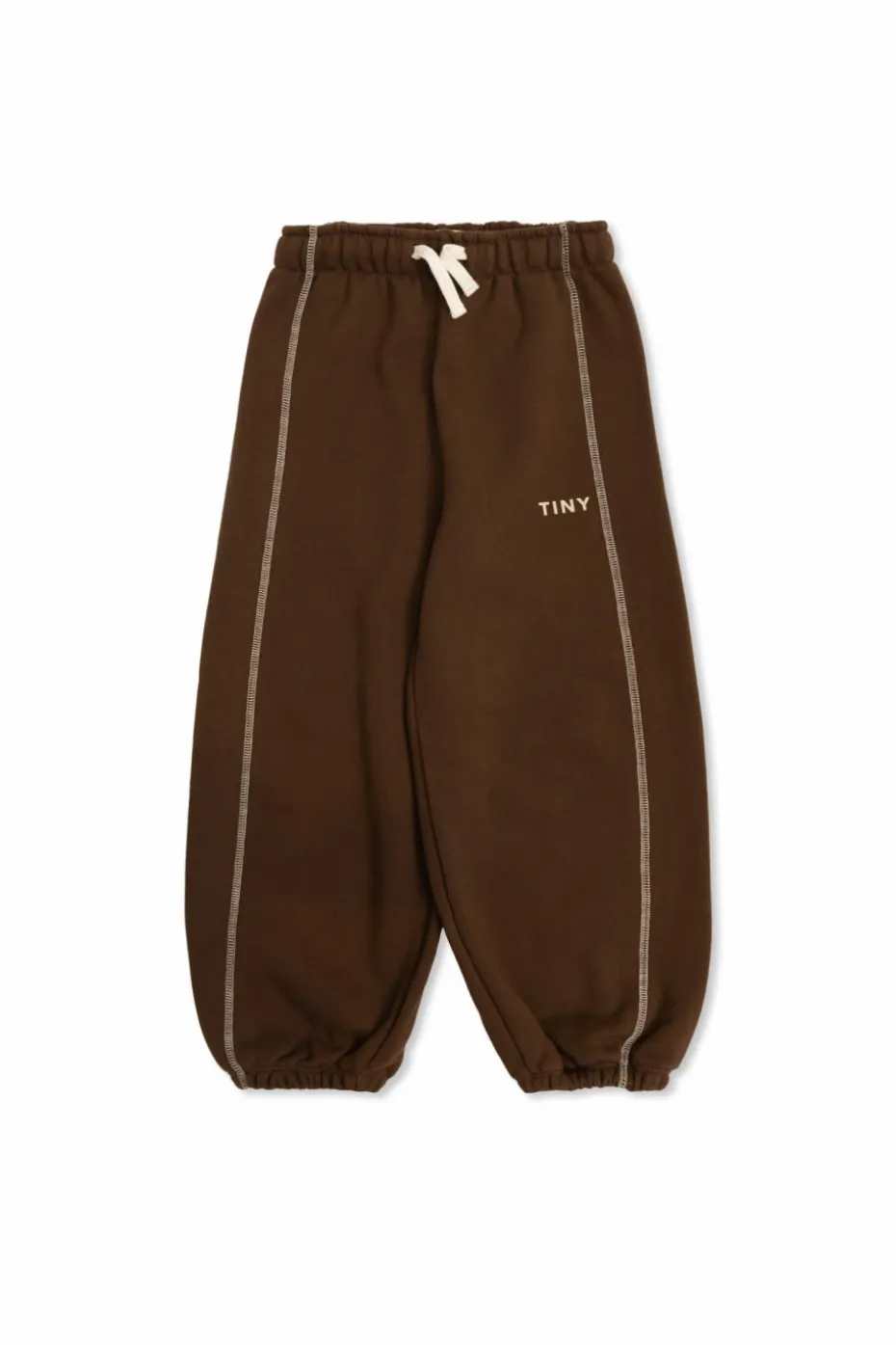 Tinycottons BROWN Patterned trousers